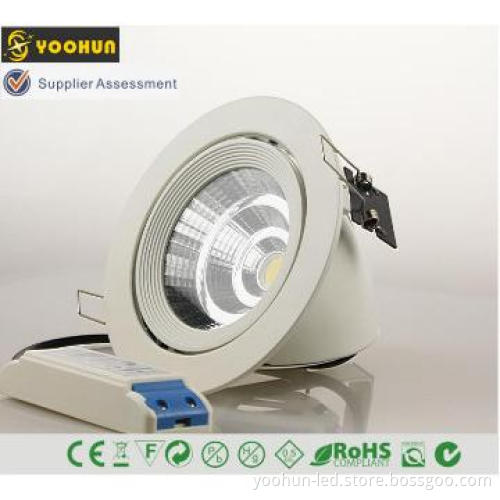 New cob led gimbal downlight lighting for shop with SAA&TUV